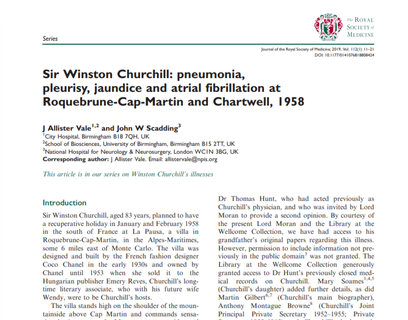 Pneumonia, Pleurisy, Jaundice and AF